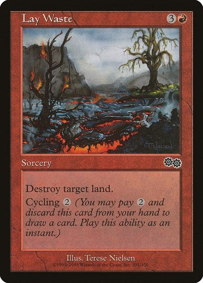 Lay Waste (Urza's Saga) Medium Play