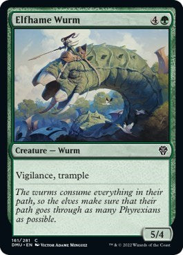 Elfhame Wurm (Dominaria United) Light Play