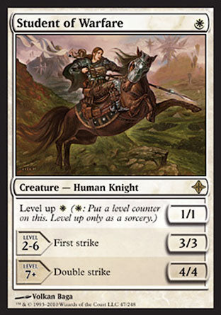 Student of Warfare (Rise of the Eldrazi) Light Play