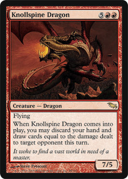 Knollspine Dragon (Shadowmoor) Light Play