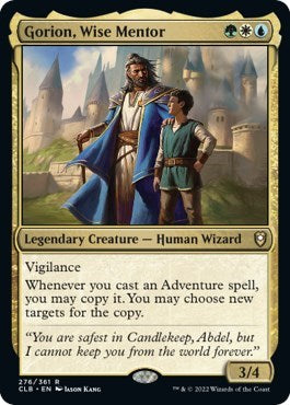Gorion, Wise Mentor (Commander Legends: Battle for Baldur's Gate) Light Play