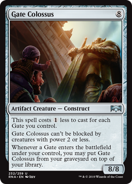 Gate Colossus (Ravnica Allegiance) Light Play
