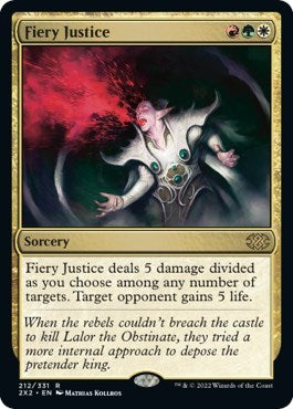 Fiery Justice (Double Masters 2022) Light Play