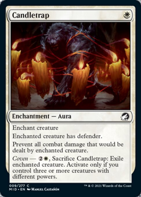 Candletrap (Innistrad: Midnight Hunt) Light Play