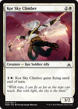 Kor Sky Climber (Oath of the Gatewatch) Light Play