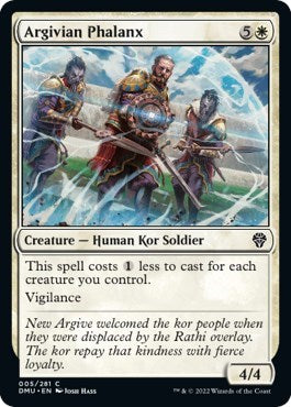 Argivian Phalanx (Dominaria United) Light Play Foil