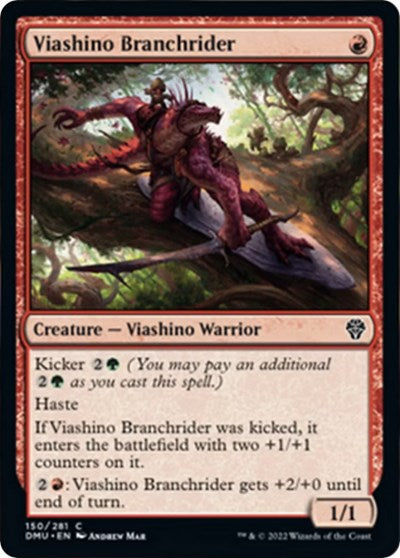 Viashino Branchrider (Dominaria United) Light Play Foil