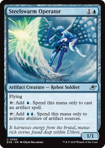 Steelswarm Operator (Edge of Eternities) Light Play Foil