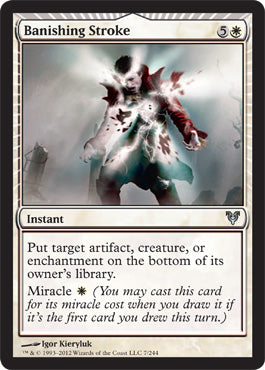 Banishing Stroke (Avacyn Restored) Light Play Foil