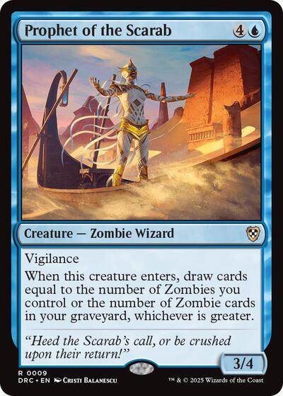 Prophet of the Scarab (Commander: Aetherdrift) Light Play