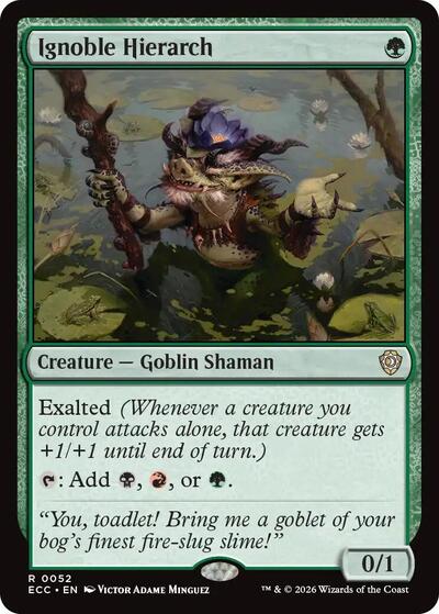 Ignoble Hierarch (Commander: Lorwyn Eclipsed) Light Play