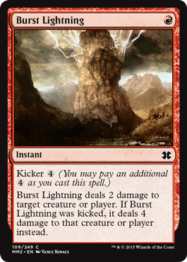 Burst Lightning (Modern Masters 2015) Light Play