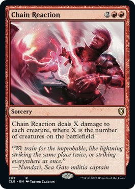Chain Reaction (Commander Legends: Battle for Baldur's Gate) Light Play