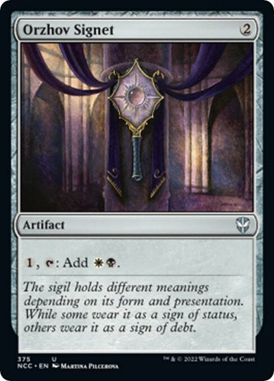 Orzhov Signet (Commander: Streets of New Capenna) Light Play