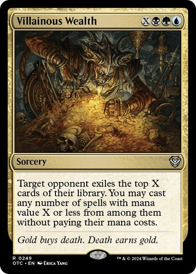 Villainous Wealth (Commander: Outlaws of Thunder Junction) Light Play