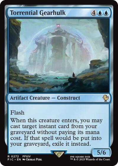 Torrential Gearhulk (Commander: FINAL FANTASY) Light Play