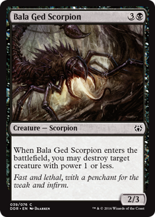 Bala Ged Scorpion (Duel Decks: Nissa vs Ob Nixilis) Light Play