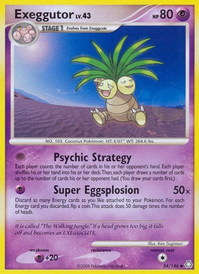 Exeggutor (Legends Awakened) Heavy Play Reverse Holofoil