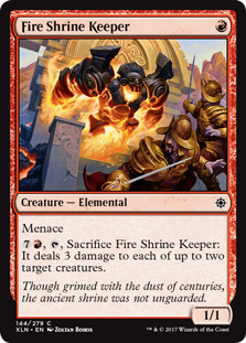 Fire Shrine Keeper (Ixalan) Light Play