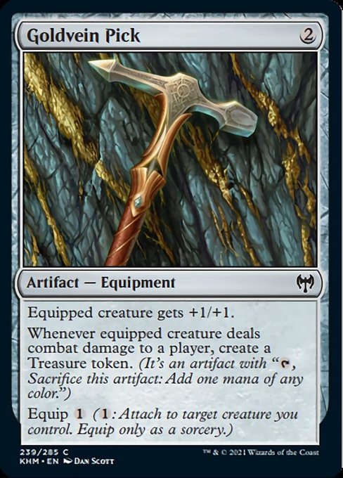 Goldvein Pick (Kaldheim) Light Play
