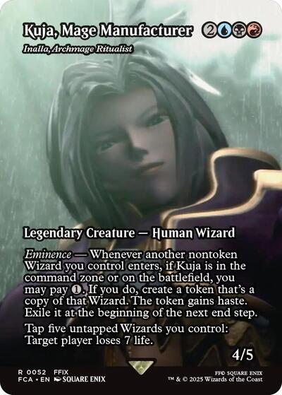 Kuja, Mage Manufacturer - Inalla, Archmage Ritualist (Showcase) (Universes Beyond: FINAL FANTASY: Through the Ages) Light Play