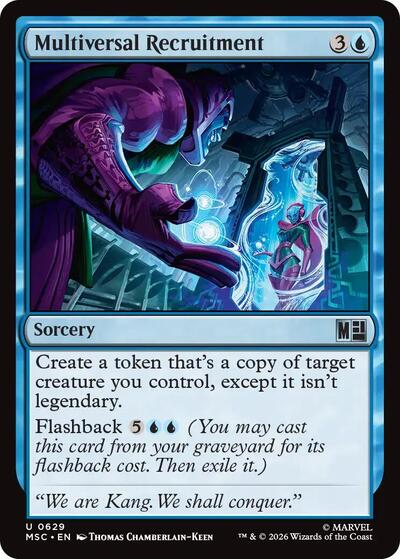 Multiversal Recruitment (Commander: Marvel Super Heroes) Light Play