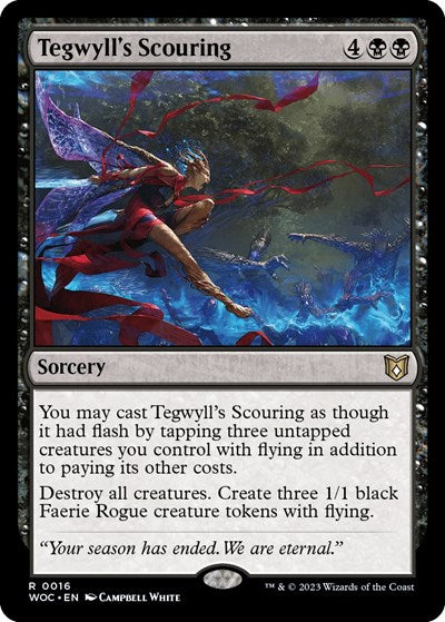 Tegwyll's Scouring (Commander: Wilds of Eldraine) Near Mint