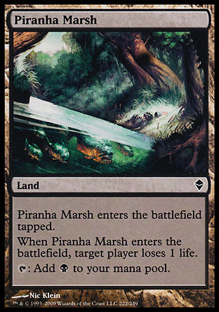 Piranha Marsh (Zendikar) Light Play
