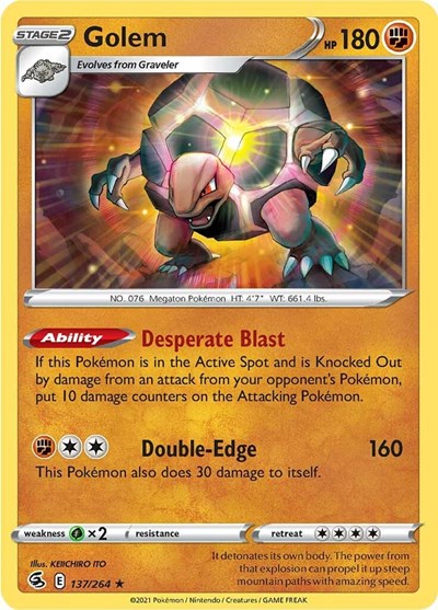 Golem (SWSH08: Fusion Strike) Light Play