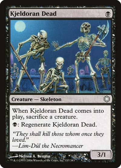 Kjeldoran Dead (Coldsnap Theme Deck Reprints) Light Play