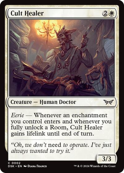 Cult Healer (Duskmourn: House of Horror) Light Play