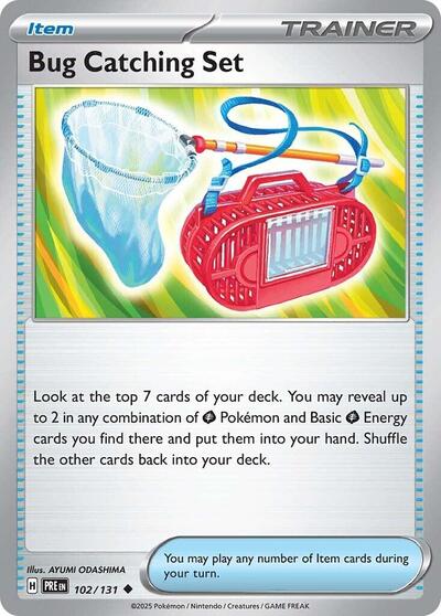 Bug Catching Set (SV: Prismatic Evolutions) Light Play Reverse Holofoil
