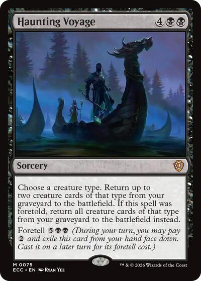 Haunting Voyage (Commander: Lorwyn Eclipsed) Light Play