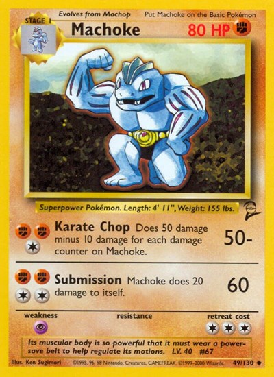 Machoke (Base Set 2) Damaged / Poor