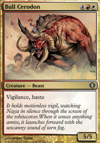 Bull Cerodon (Shards of Alara) Light Play