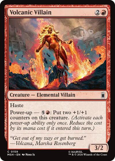 Volcanic Villain (Marvel Super Heroes) Light Play