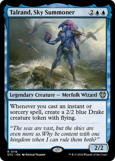 Talrand, Sky Summoner (Commander: Outlaws of Thunder Junction) Light Play