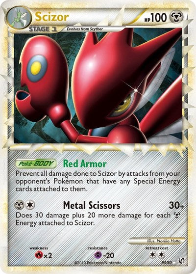 Scizor (Prime) (Undaunted) Heavy Play Holofoil