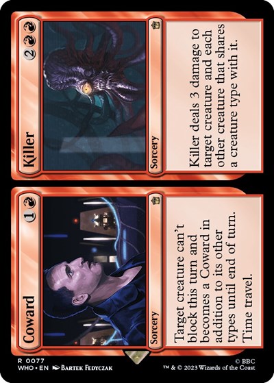 Coward / Killer (Universes Beyond: Doctor Who) Light Play