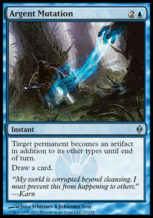 Argent Mutation (New Phyrexia) Light Play