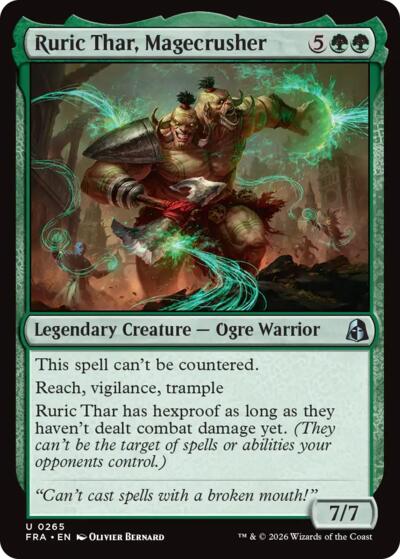 Ruric Thar, Magecrusher (Reality Fracture) Light Play