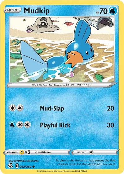 Mudkip (SWSH08: Fusion Strike) Light Play
