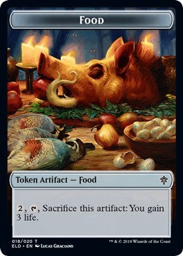 Food Token (18) (Throne of Eldraine) Light Play