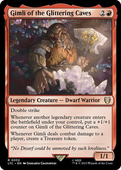 Gimli of the Glittering Caves (Commander: The Lord of the Rings: Tales of Middle-earth) Light Play