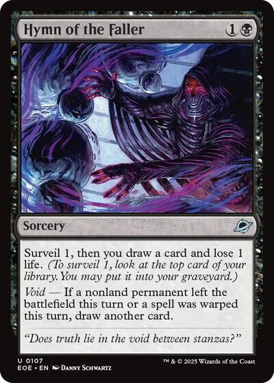 Hymn of the Faller (Edge of Eternities) Light Play Foil