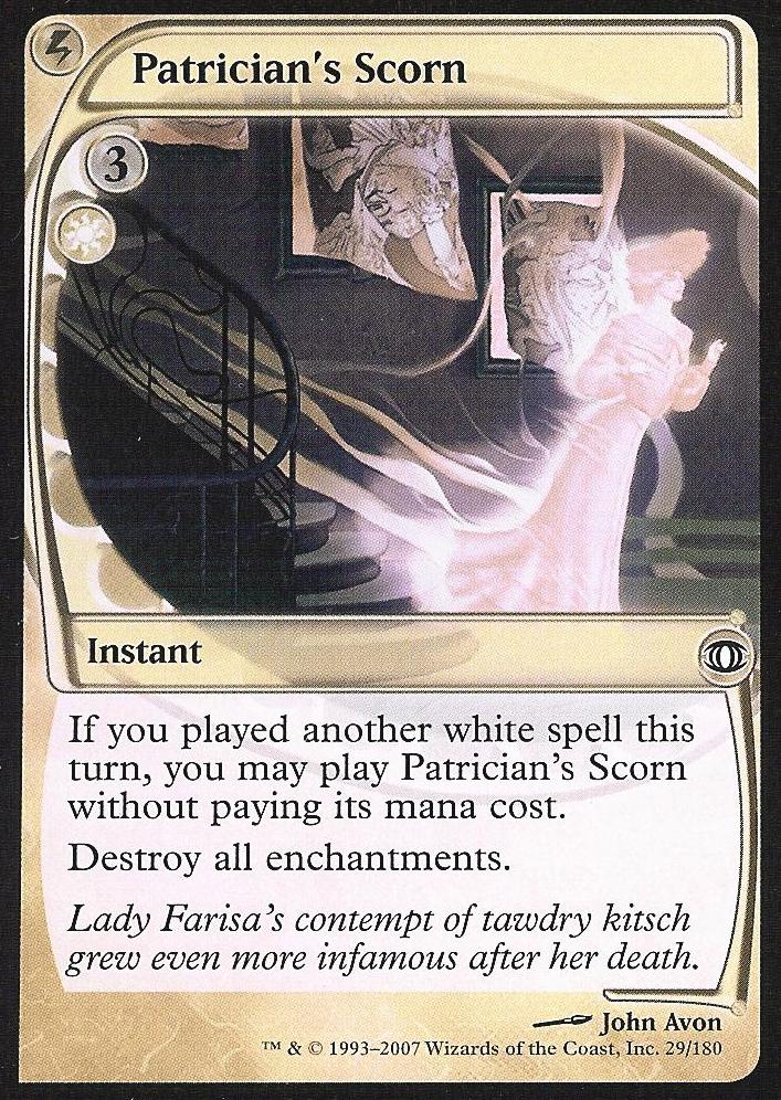 Patrician's Scorn (Futuresight) Light Play
