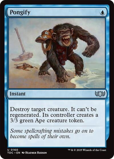Pongify (Commander: Tarkir: Dragonstorm) Light Play
