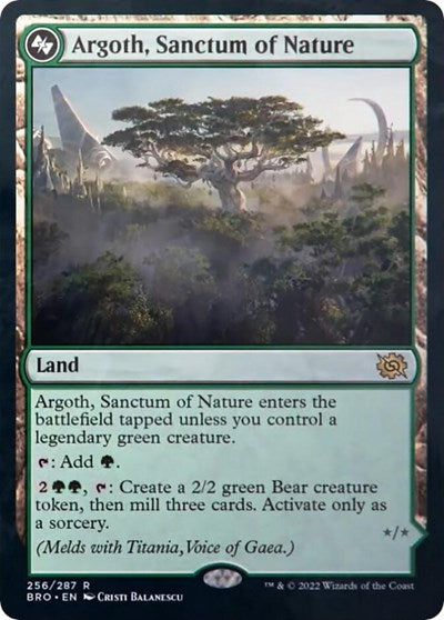 Argoth, Sanctum of Nature (The Brothers' War) Light Play