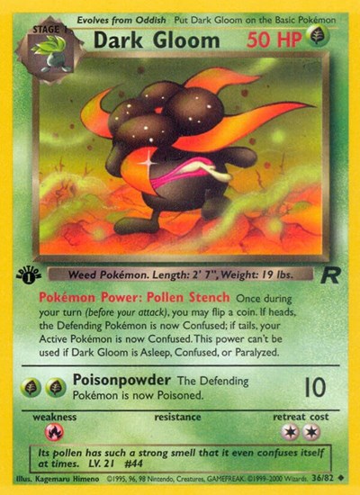 Dark Gloom (Team Rocket) Heavy Play Unlimited