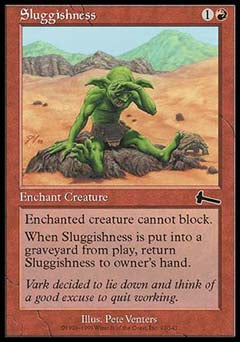 Sluggishness (Urza's Legacy) Light Play